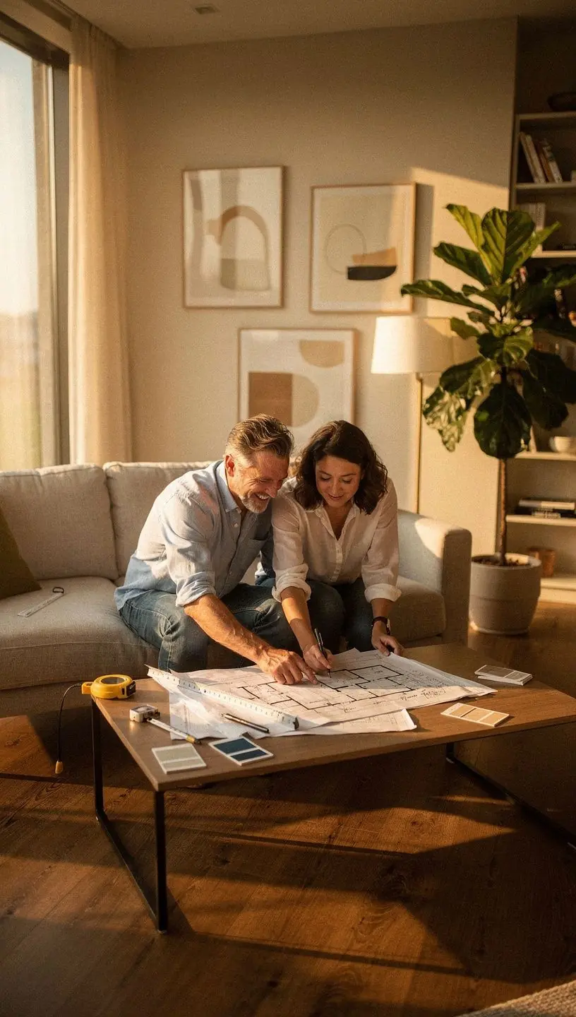 Łazienka z minimalistycznym designem, nowoczesną armaturą i przestronną wanną.